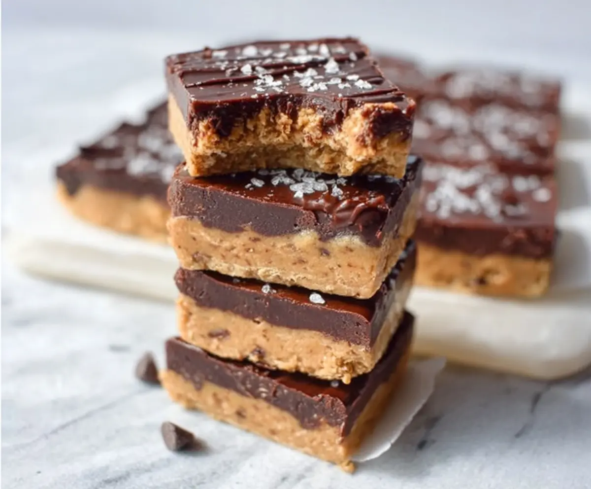 Healthy No Bake Cookie Dough Bars