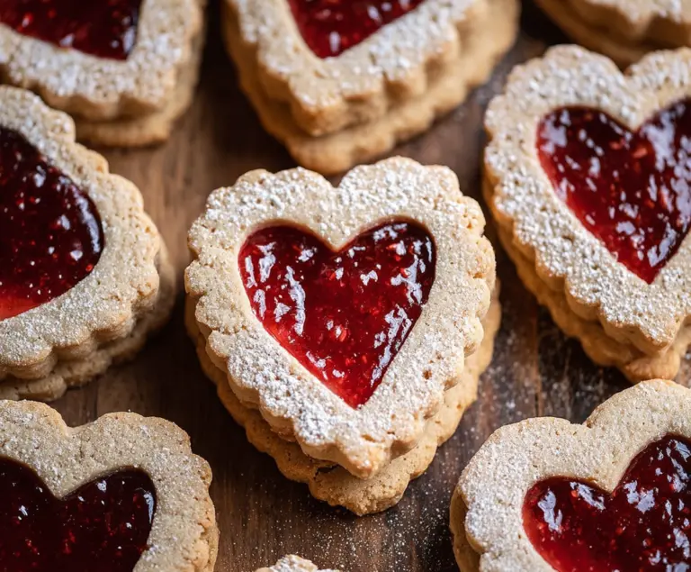 Heart Jam Cookies