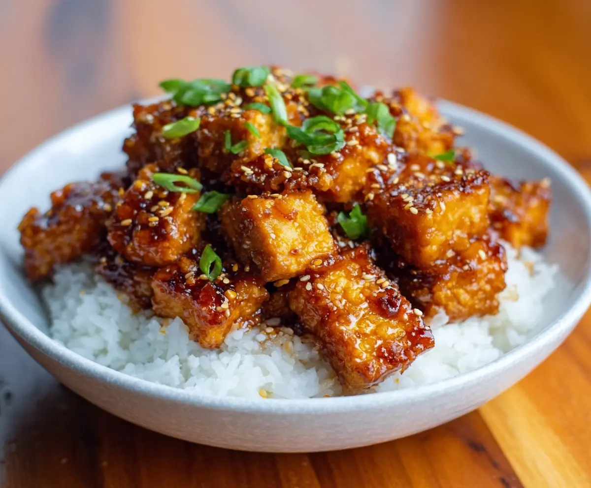 Easy Honey Garlic Tofu Recipe