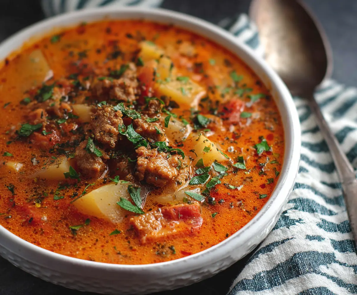 Easy Italian Sausage Potato Soup