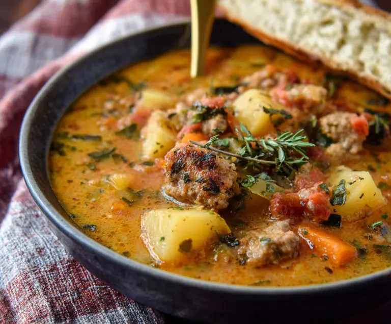 Italian Sausage Potato Soup