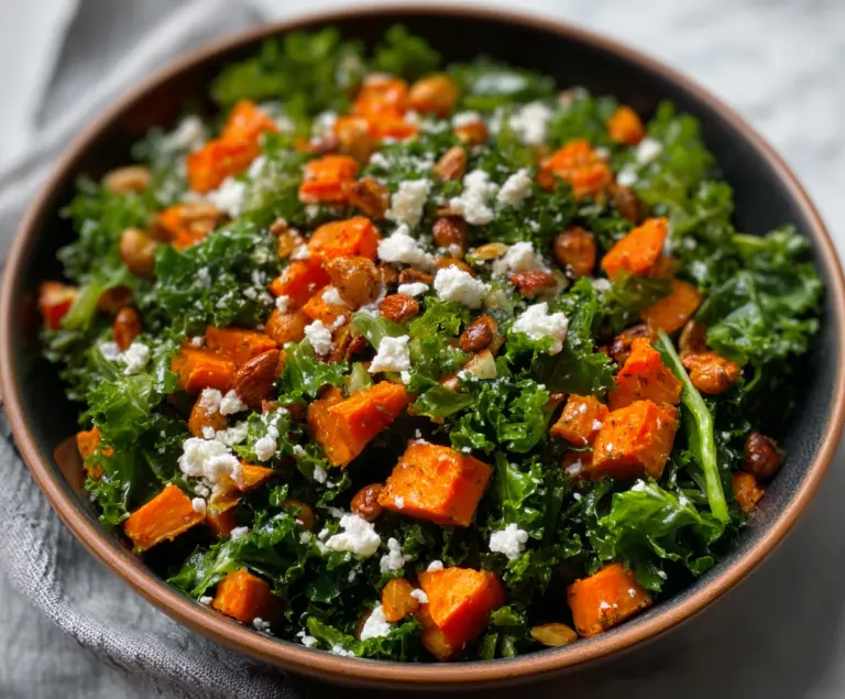 Kale & Roasted Sweet Potato Salad