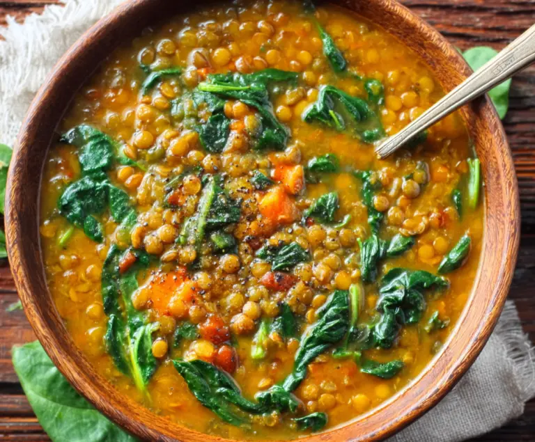 Lentil & Spinach Soup