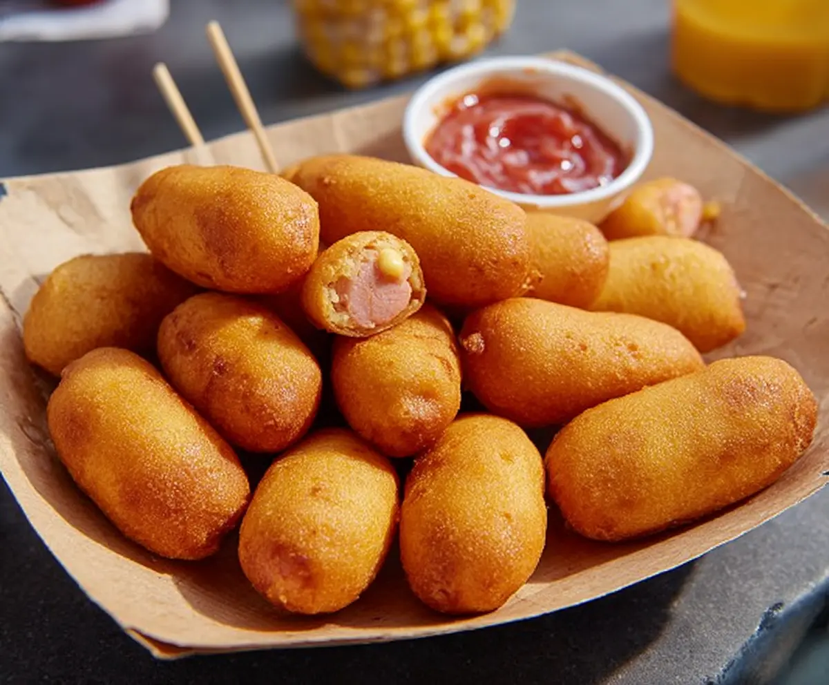 Easy Mini Corn Dogs Recipe