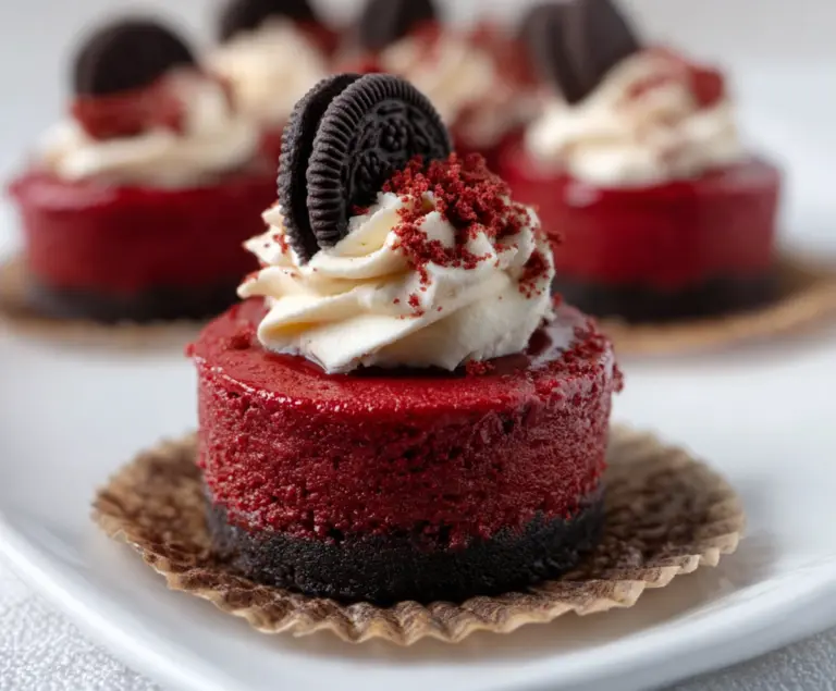 Mini Red Velvet Cheesecake