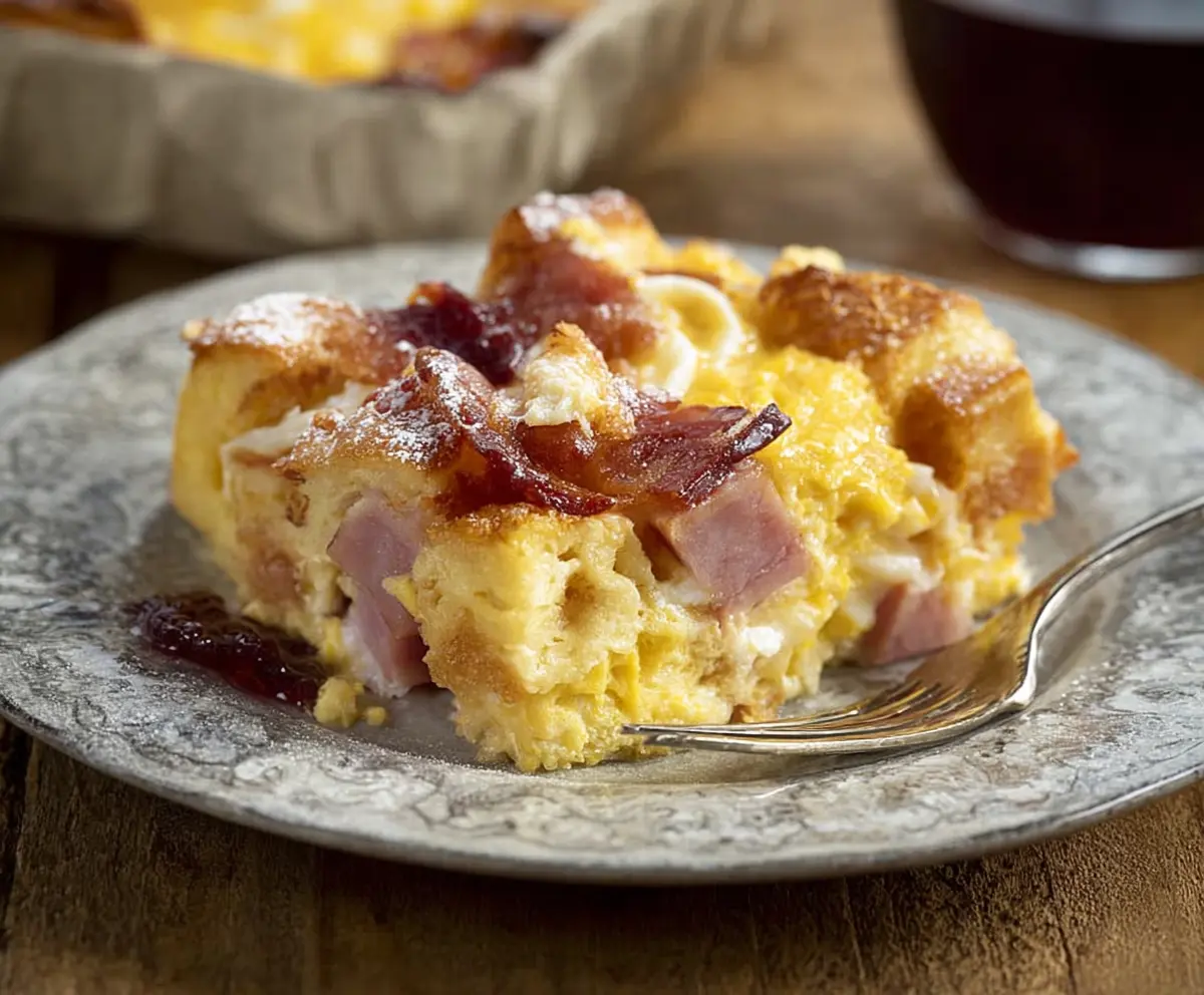 Easy Monte Cristo Breakfast Casserole