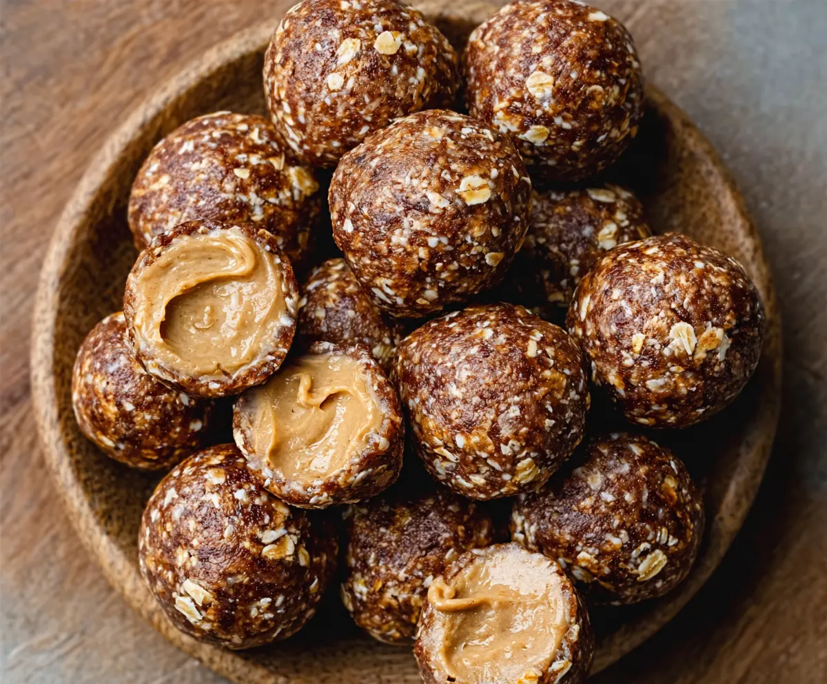 Easy Peanut Butter Banana Protein Balls