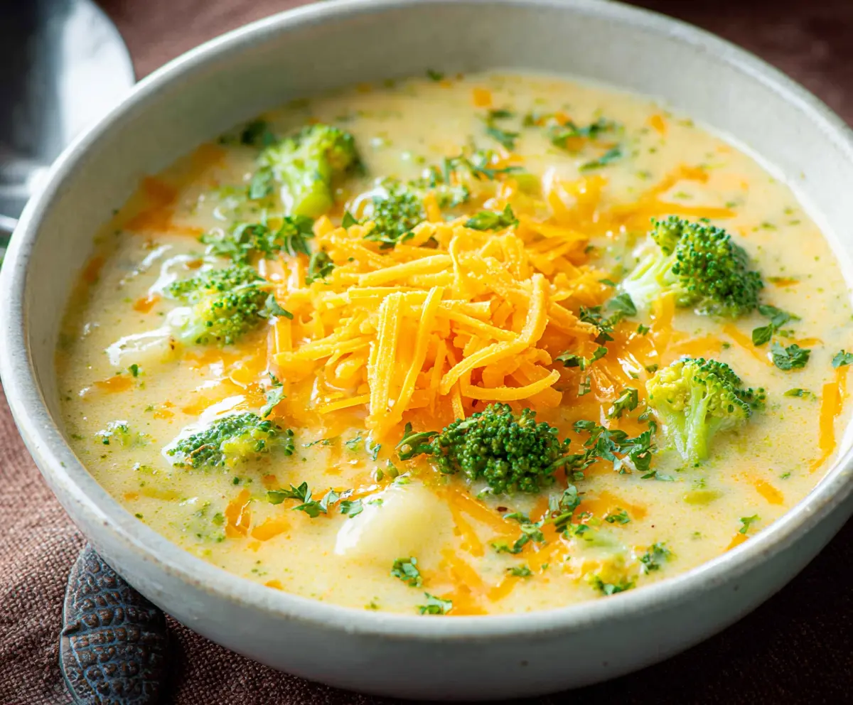 Savory Cheddar Broccoli Potato Stew