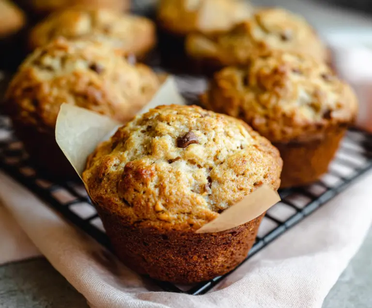 Sourdough Discard Banana Muffins
