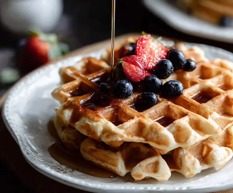 Sourdough Discard Waffles