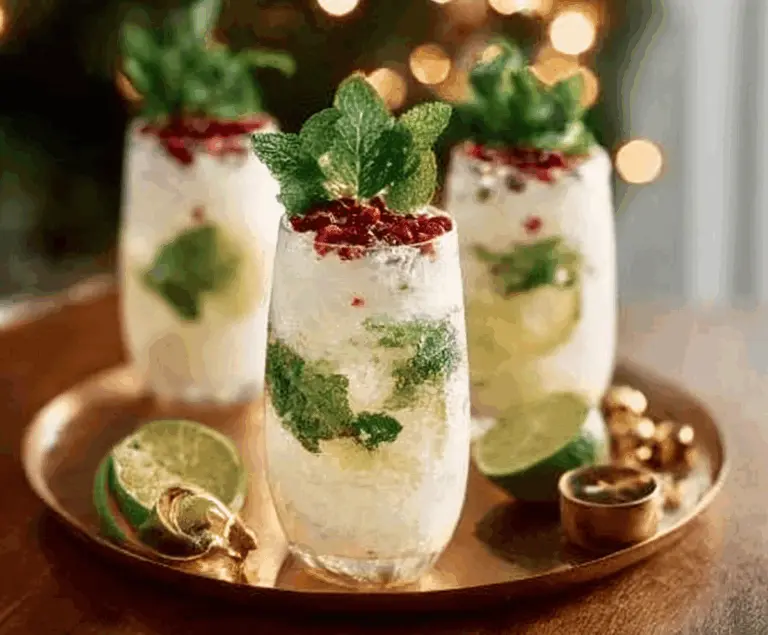 White Christmas Mojitos