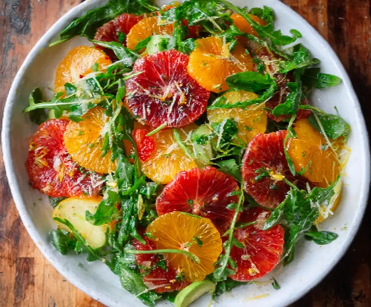 Fresh Winter Citrus & Arugula Salad