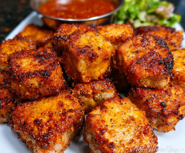 Air Fryer Pork Chop Bites