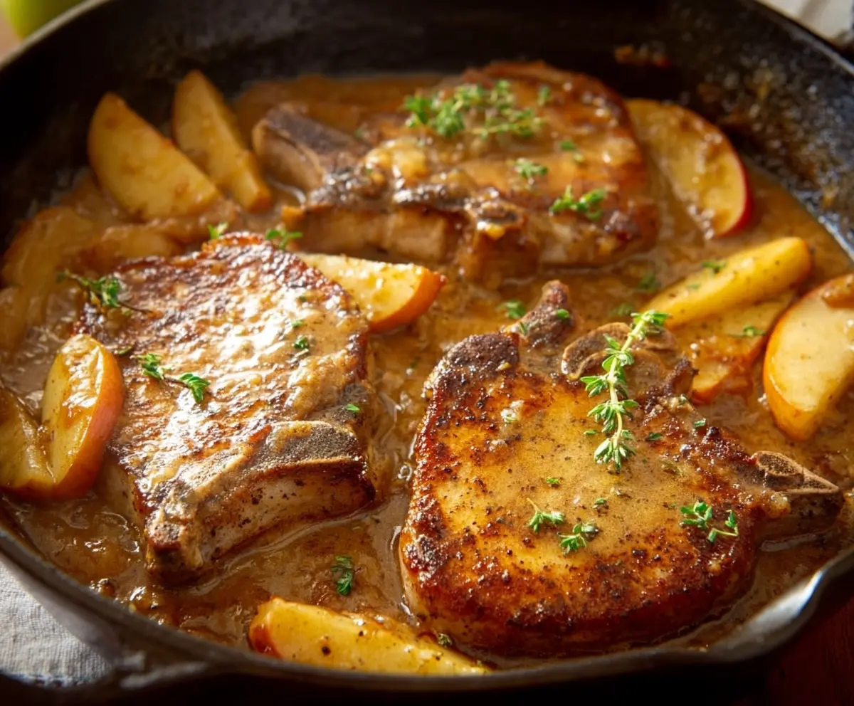 Easy Apple Pork Chops Recipe