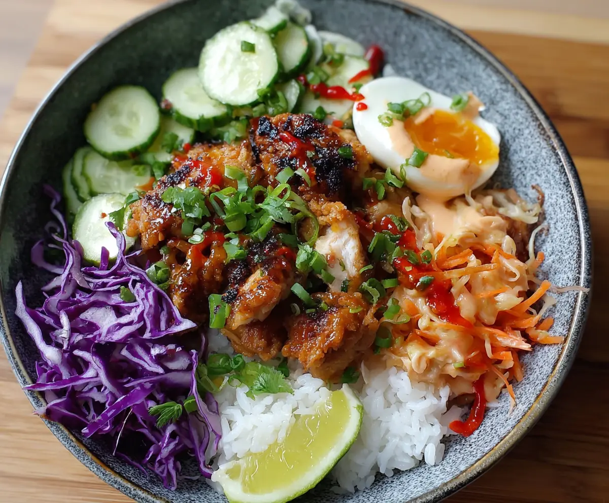 Easy Bang Bang Chicken Bowl Recipe