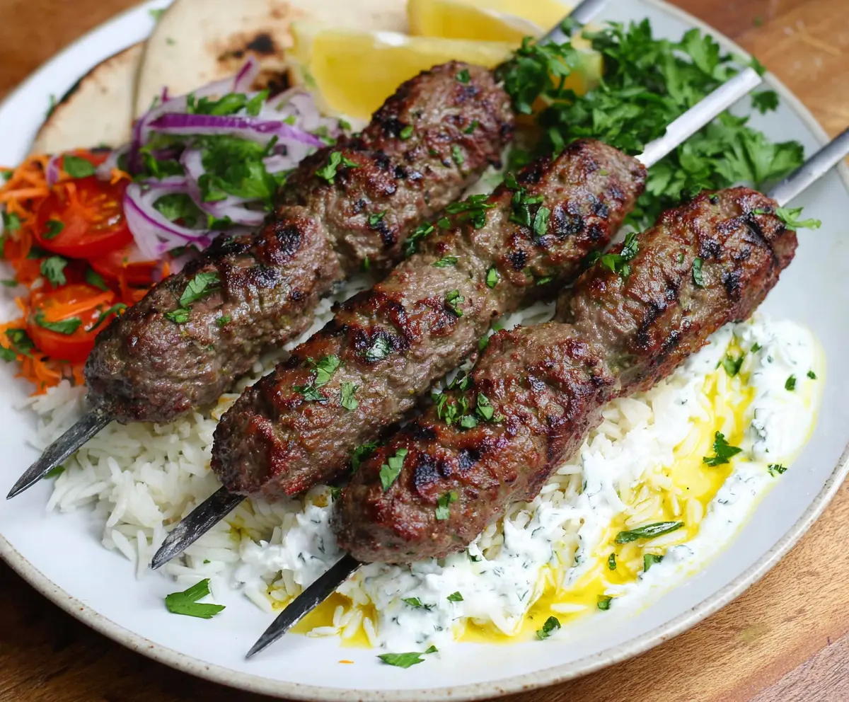 Easy Beef Kafta Kebabs Recipe