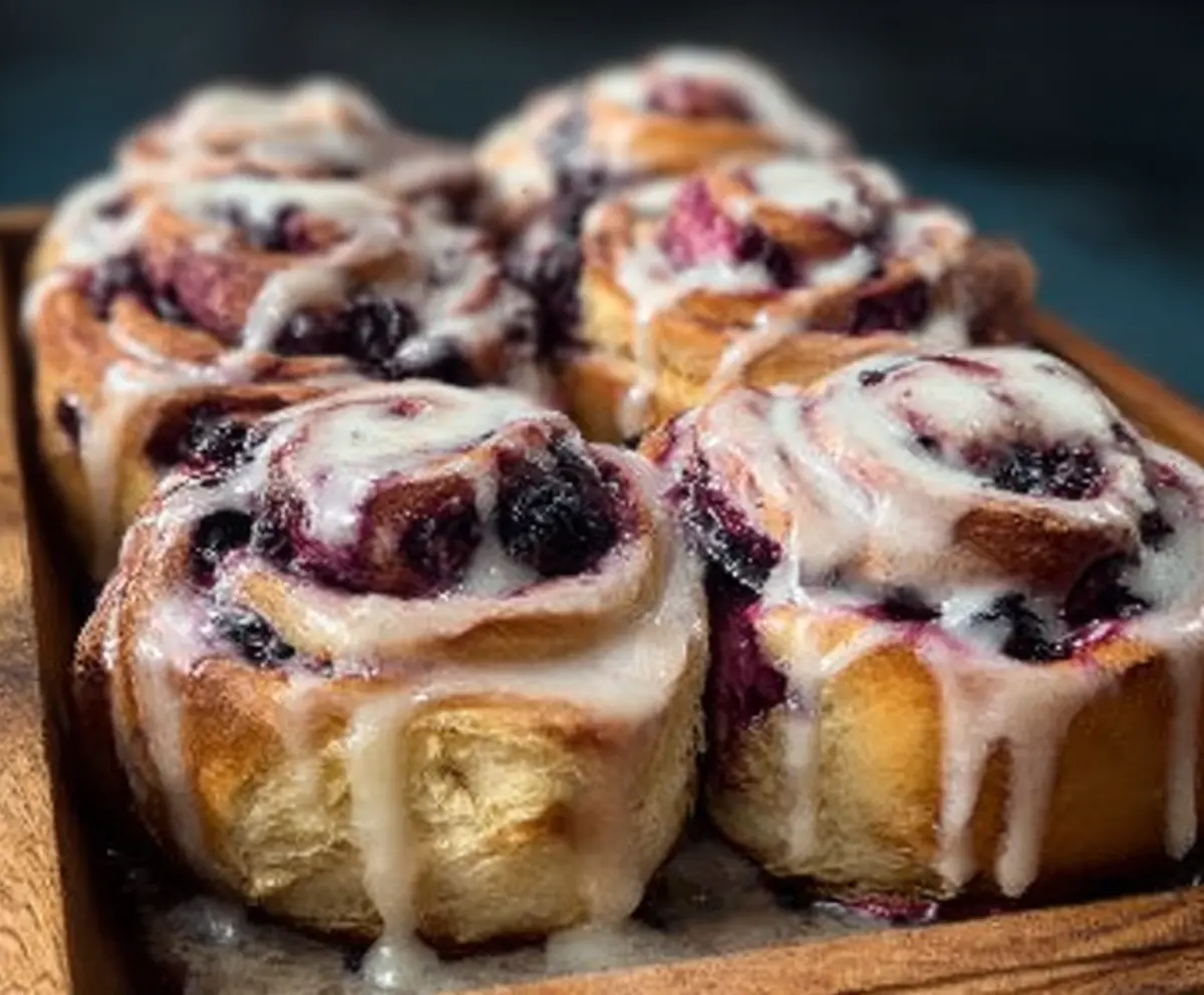 Easy Blueberry Lemon Sweet Rolls