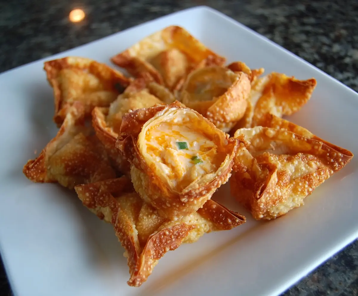 Easy Buffalo Chicken Rangoons Recipe