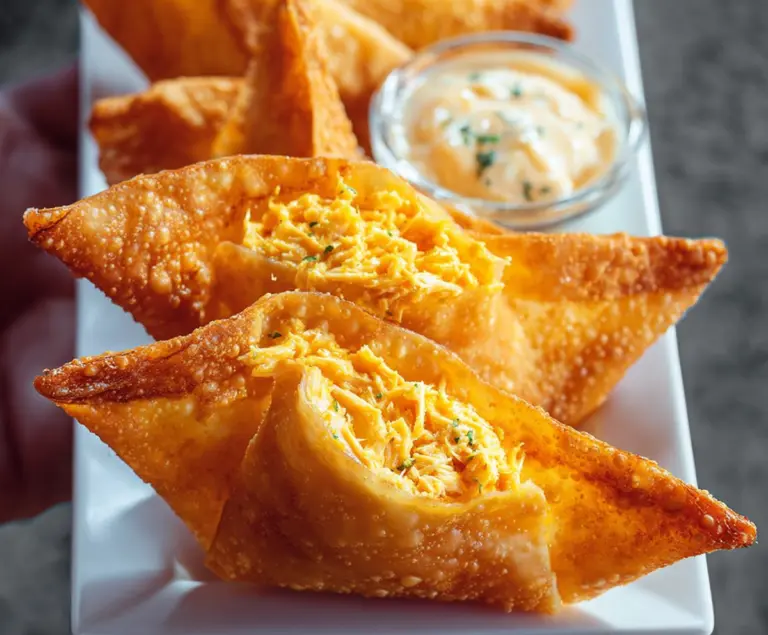 Buffalo Chicken Rangoons