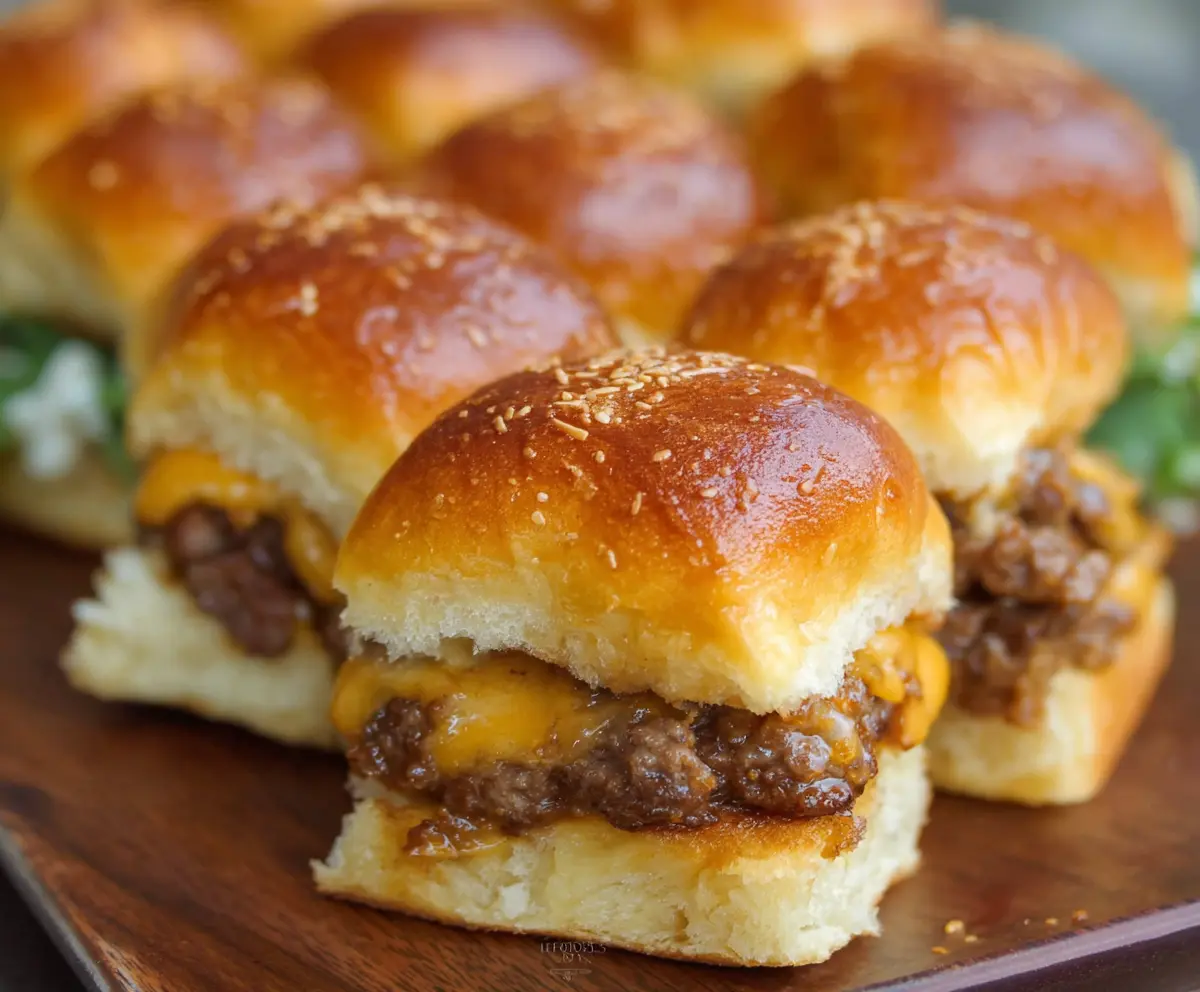 Easy Cheeseburger Sliders Recipe