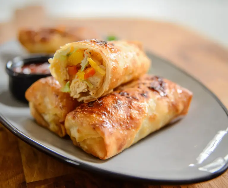Cheesy Chicken Spring Roll