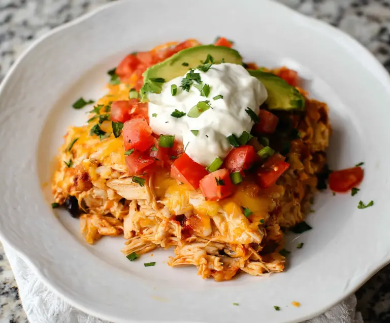 Chicken Burrito Casserole