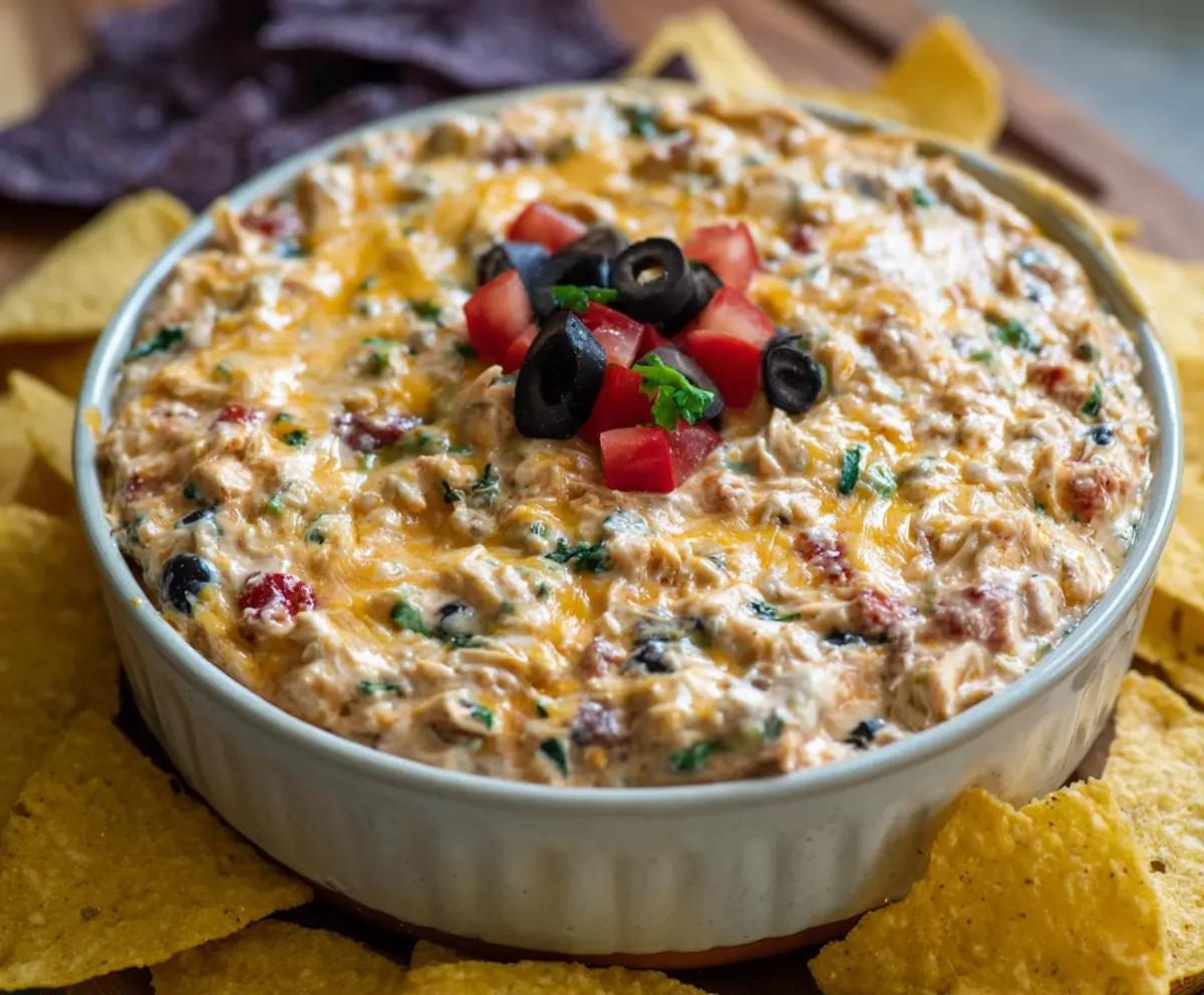 Easy Chicken Taco Dip Recipe