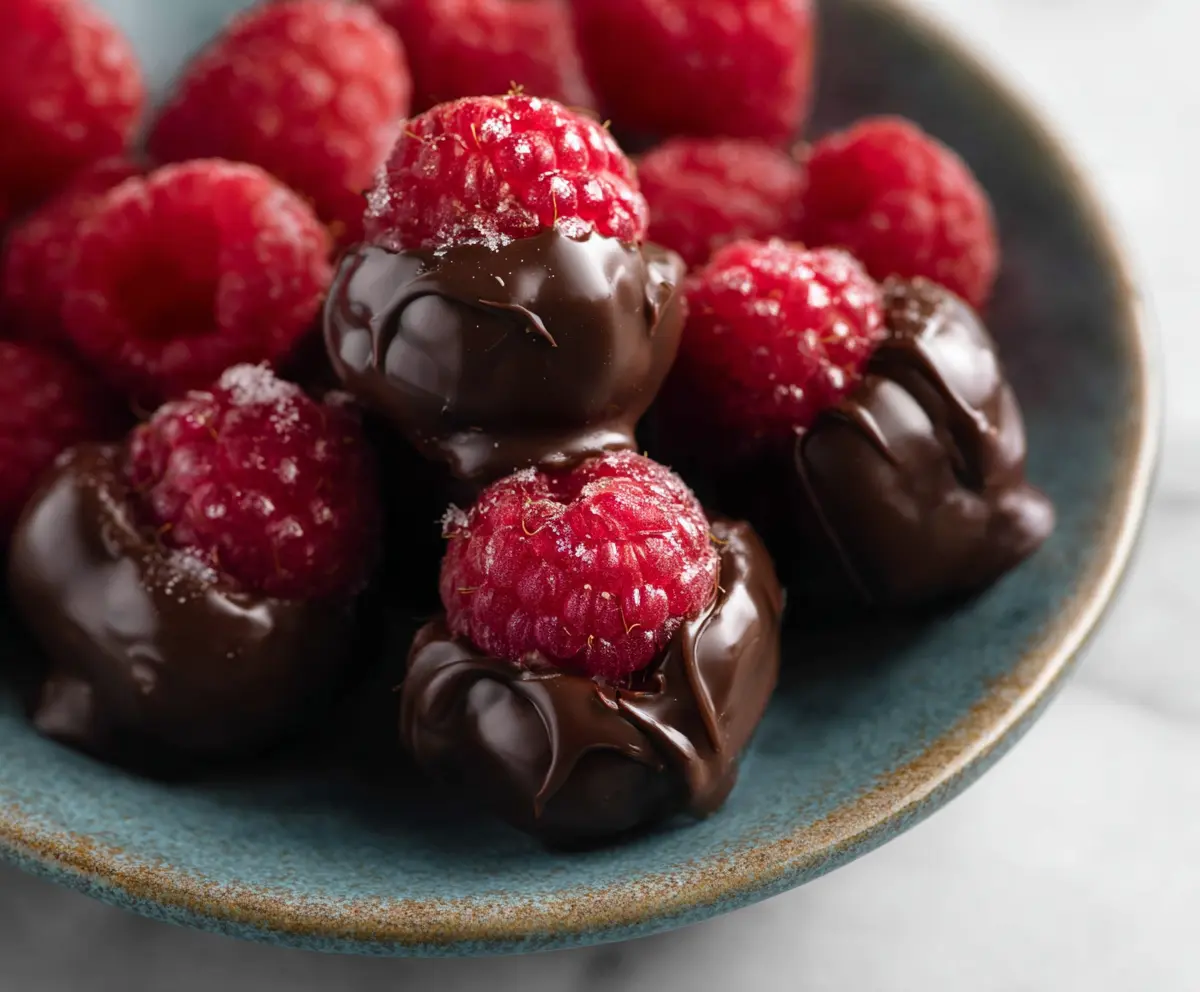 Easy Chocolate Covered Raspberries Recipe