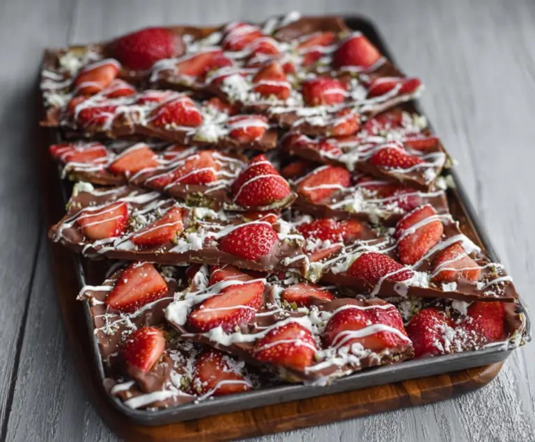 Chocolate Covered Strawberry Bark