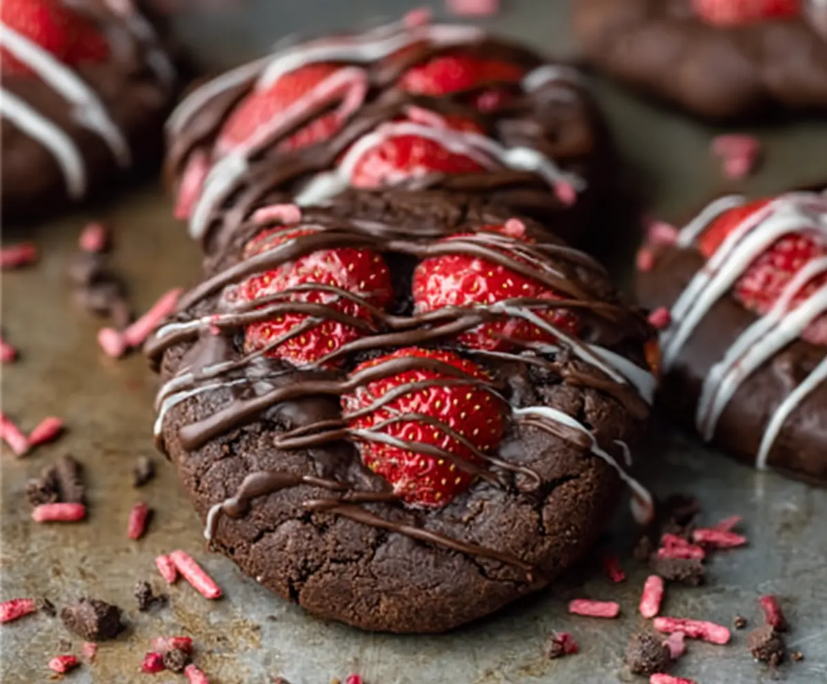 Best Chocolate Covered Strawberry Cookies