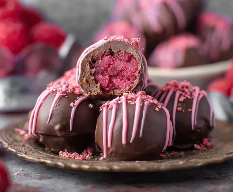 Chocolate Raspberry Truffles