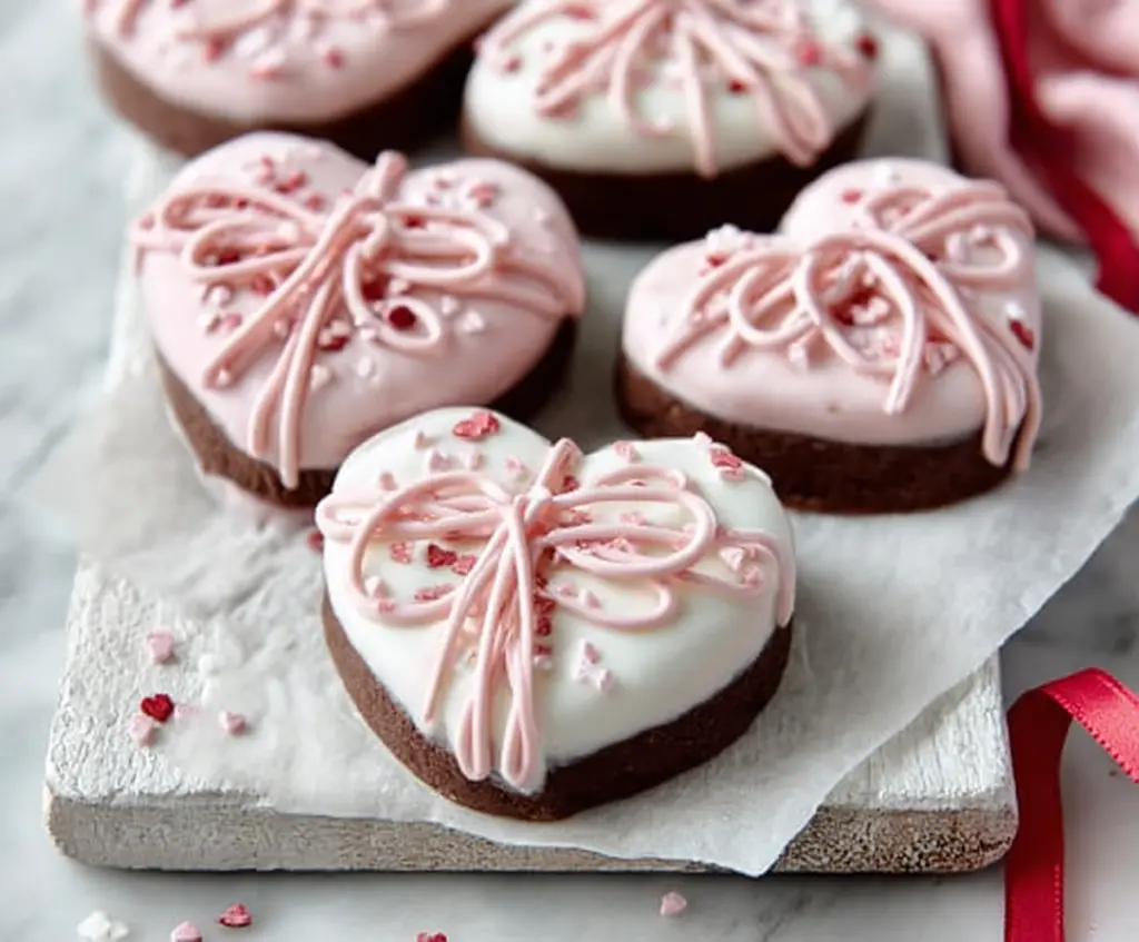 Delicious Copycat Little Debbie Valentines Cakes showcasing a festive Valentine's Day dessert with heart-shaped treats.