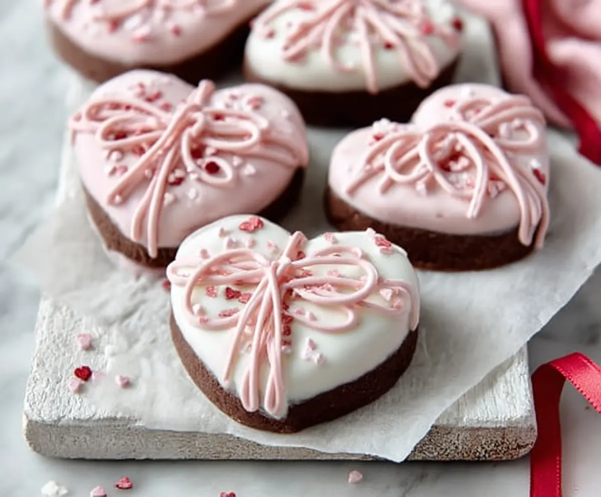 Delicious Copycat Little Debbie Valentines Cakes showcasing a festive Valentine's Day dessert with heart-shaped treats.