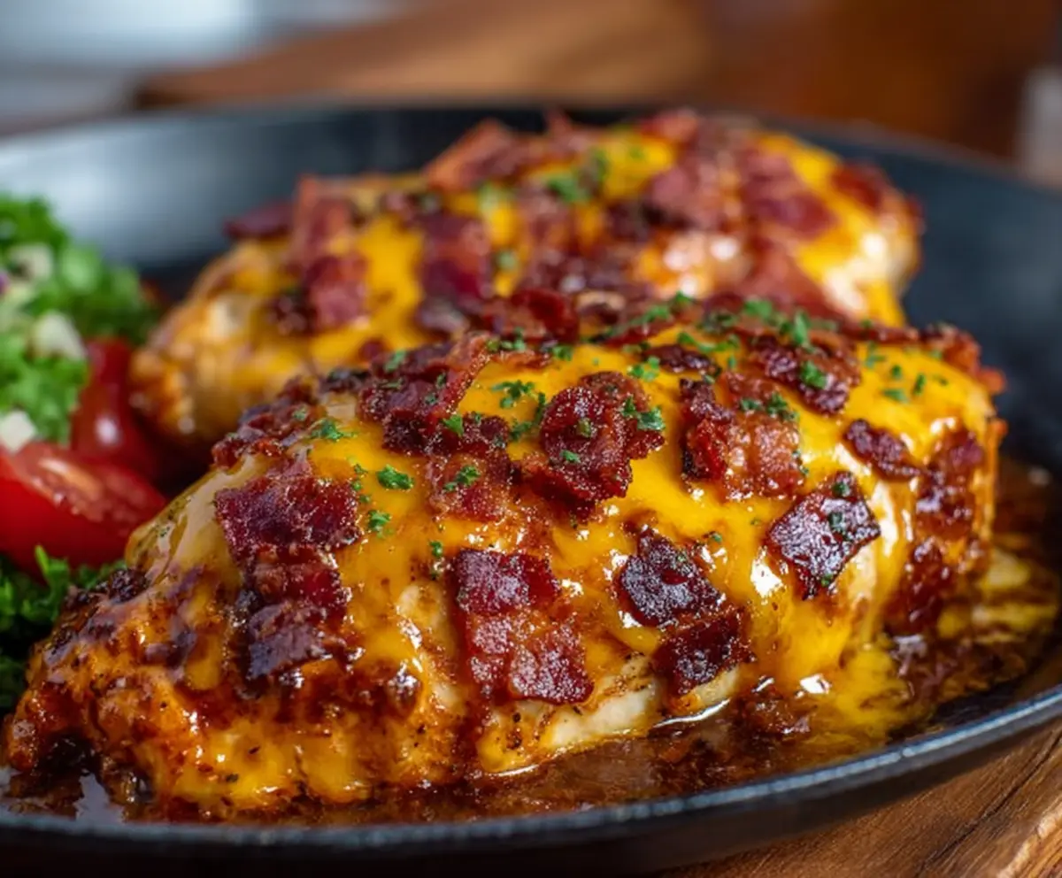 Easy Cowboy BBQ Bacon Cheddar Chicken
