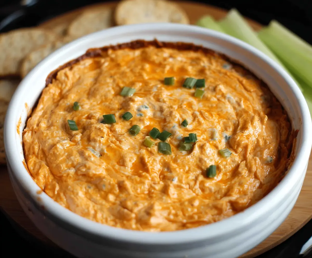 Easy Crock Pot Buffalo Chicken Dip