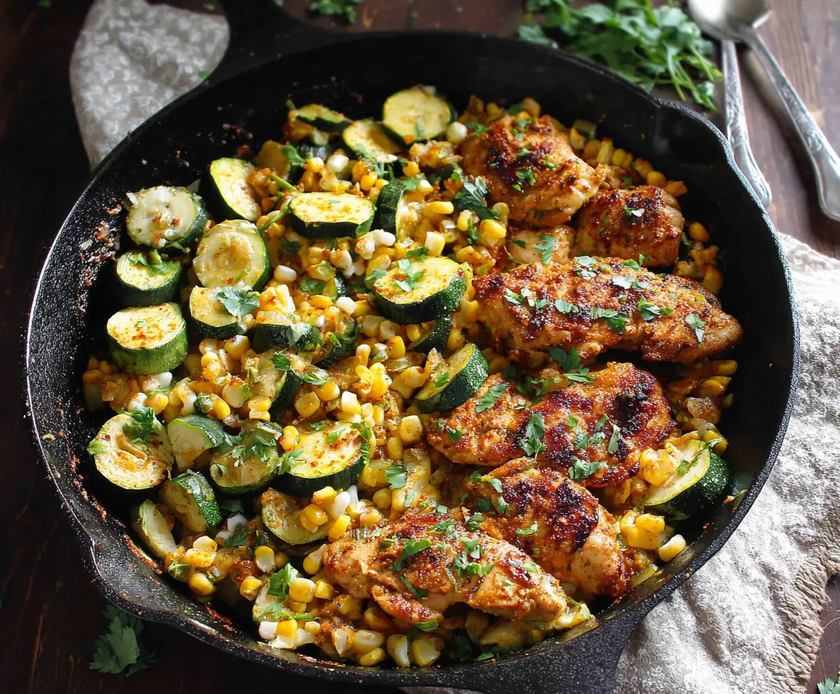 Easy Garlic Butter Chicken with Veggies