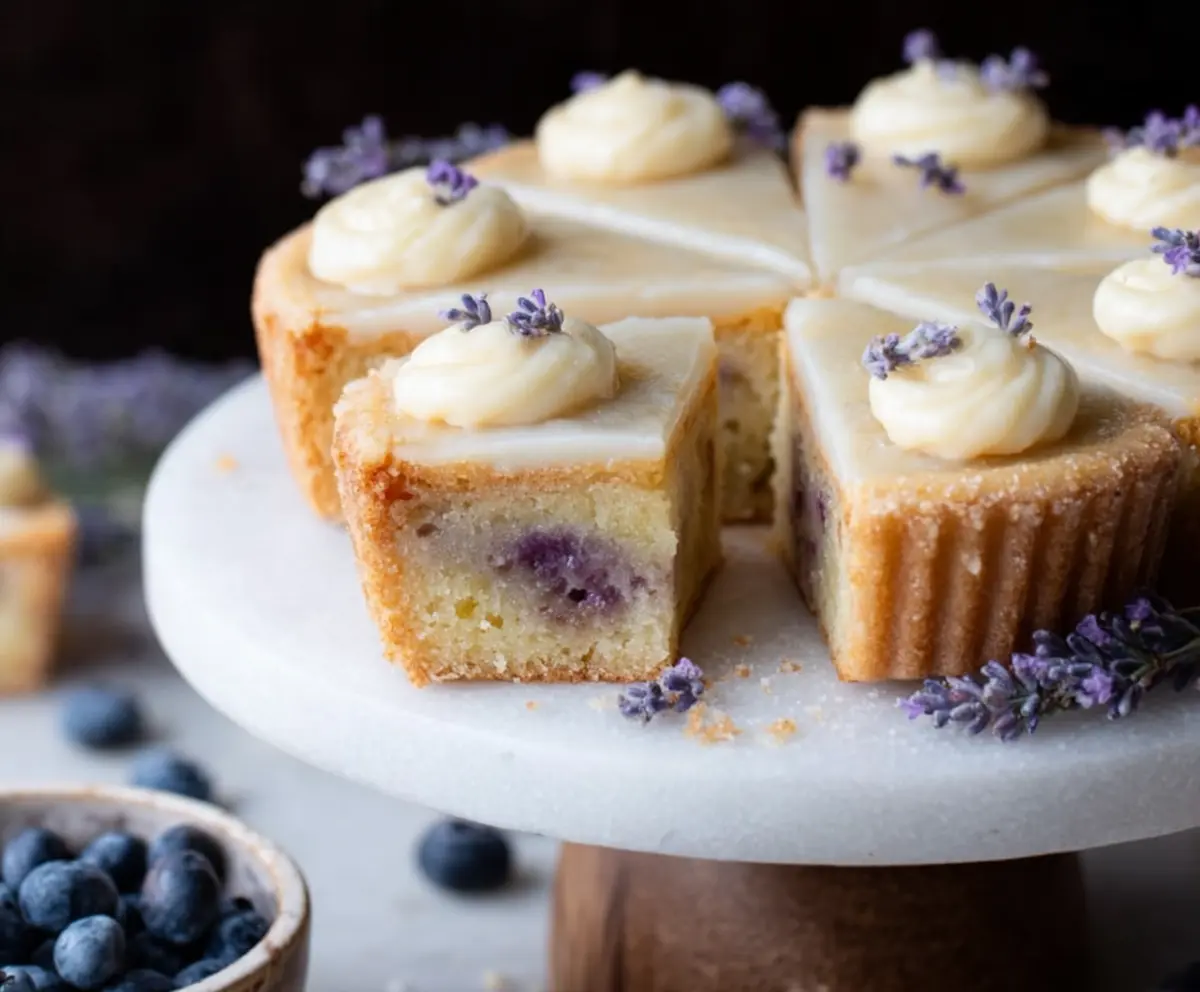 Honey Lavender Vanilla Bean Cake Recipe