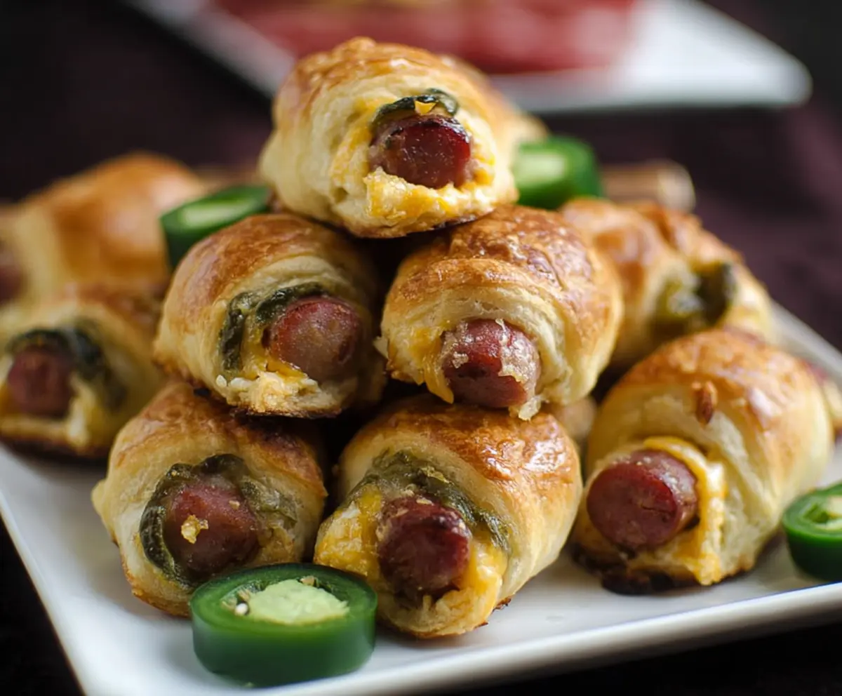 Easy Jalapeno Popper Pigs in a Blanket