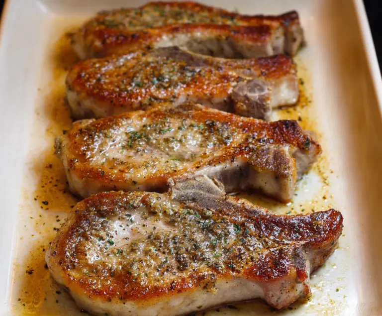 Juicy Baked Pork Chops