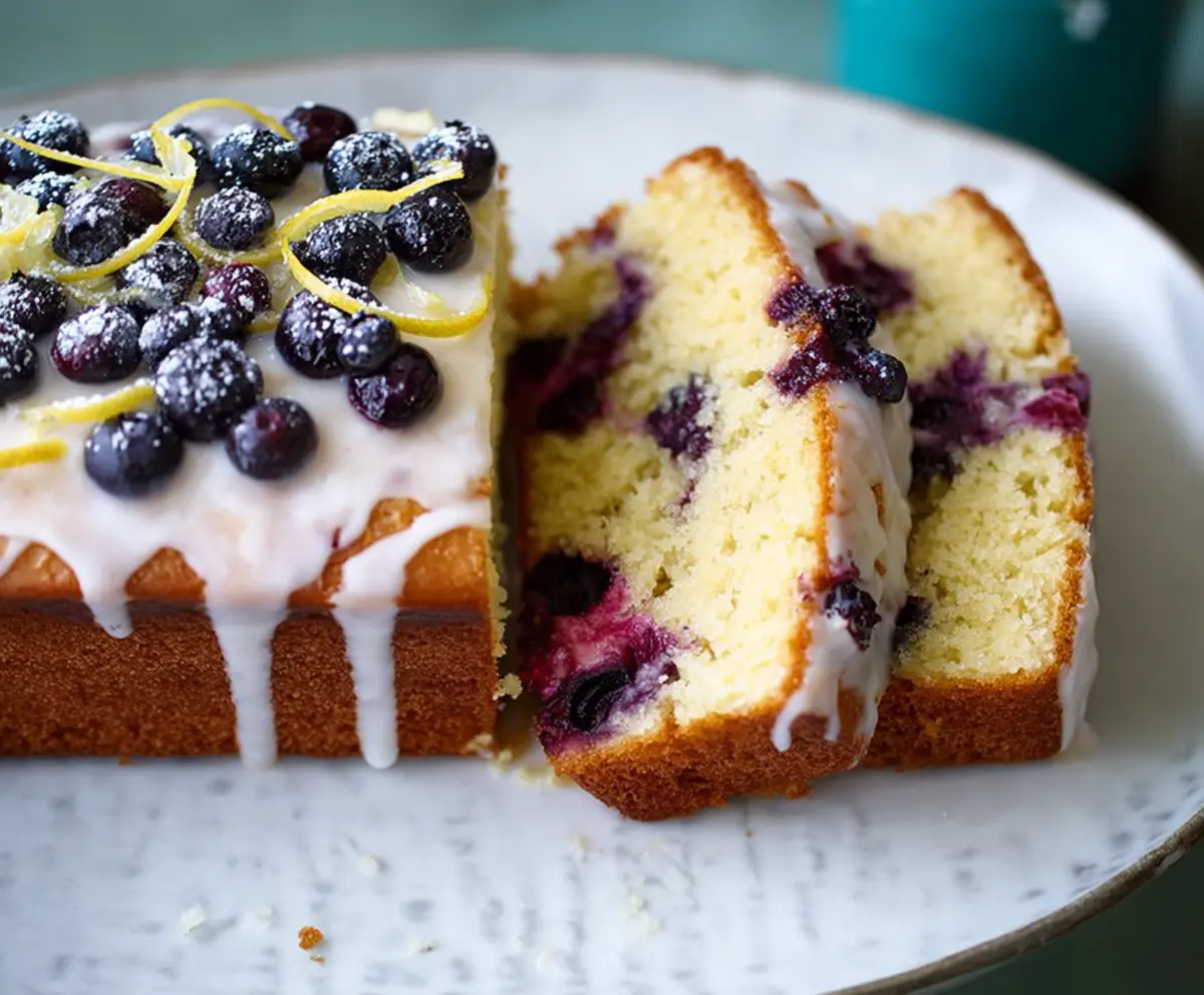 Easy Lemon Blueberry Cake Recipe