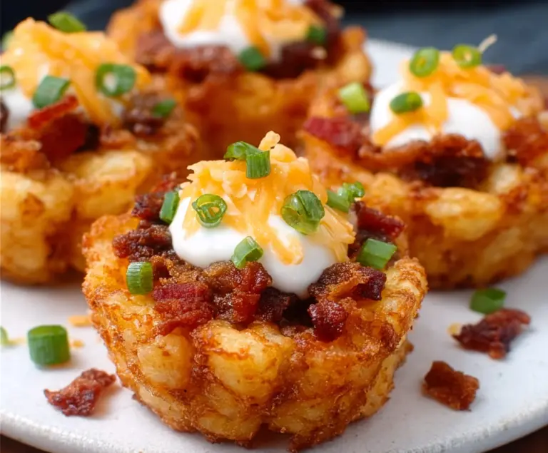 Loaded Tater Tot Cup