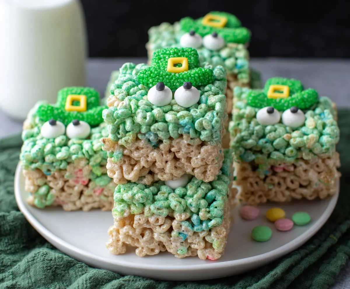 Irresistible Lucky Leprechaun Rice Krispie Treats