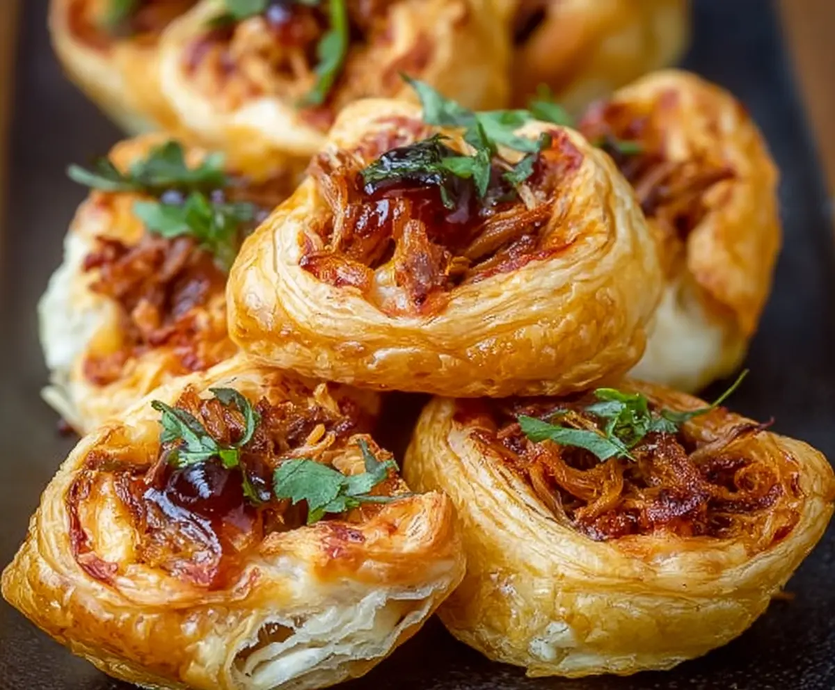 Easy Pulled Pork Pastry Puffs