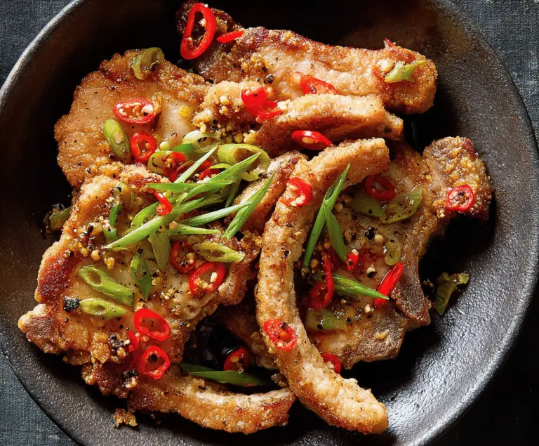 Salt and Pepper Pork Chops