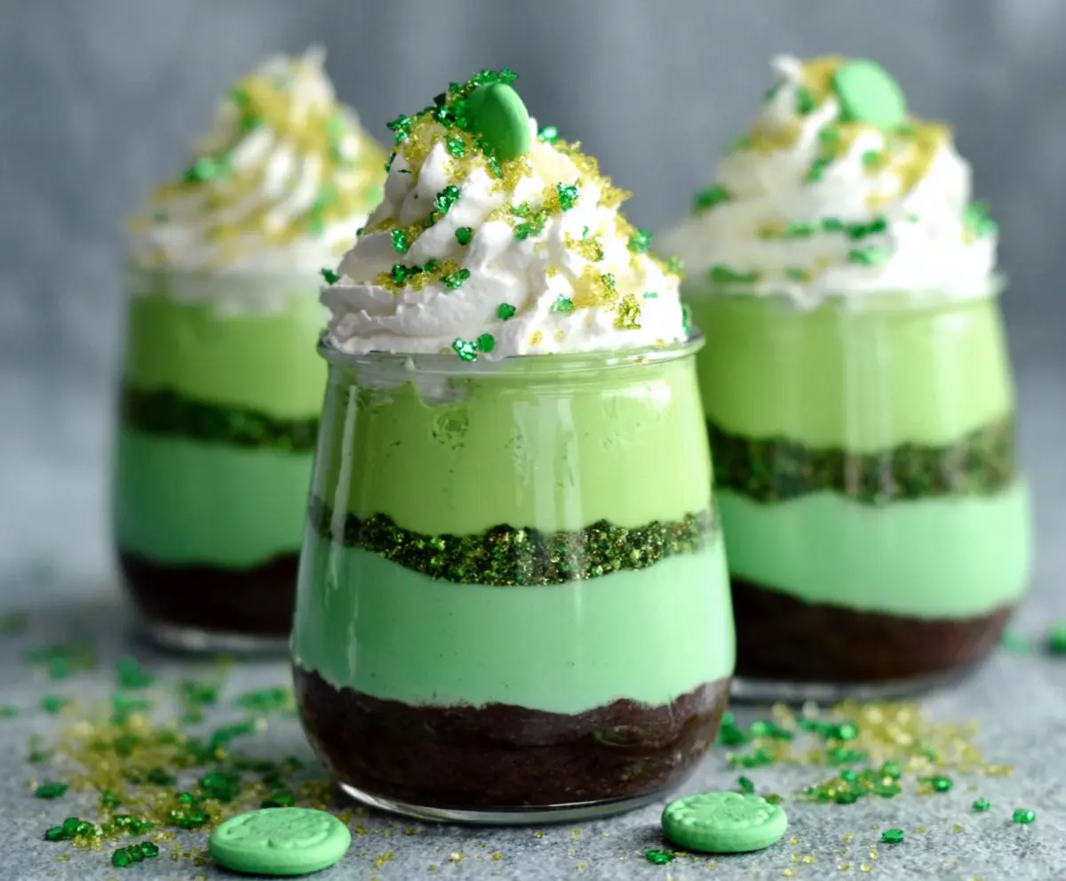 Easy St. Patrick's Day Green Shake Pudding