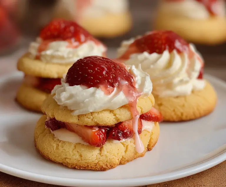 Strawberry Shortcake Cookies