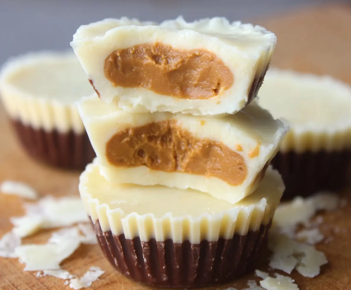 Easy White Chocolate Peanut Butter Cups