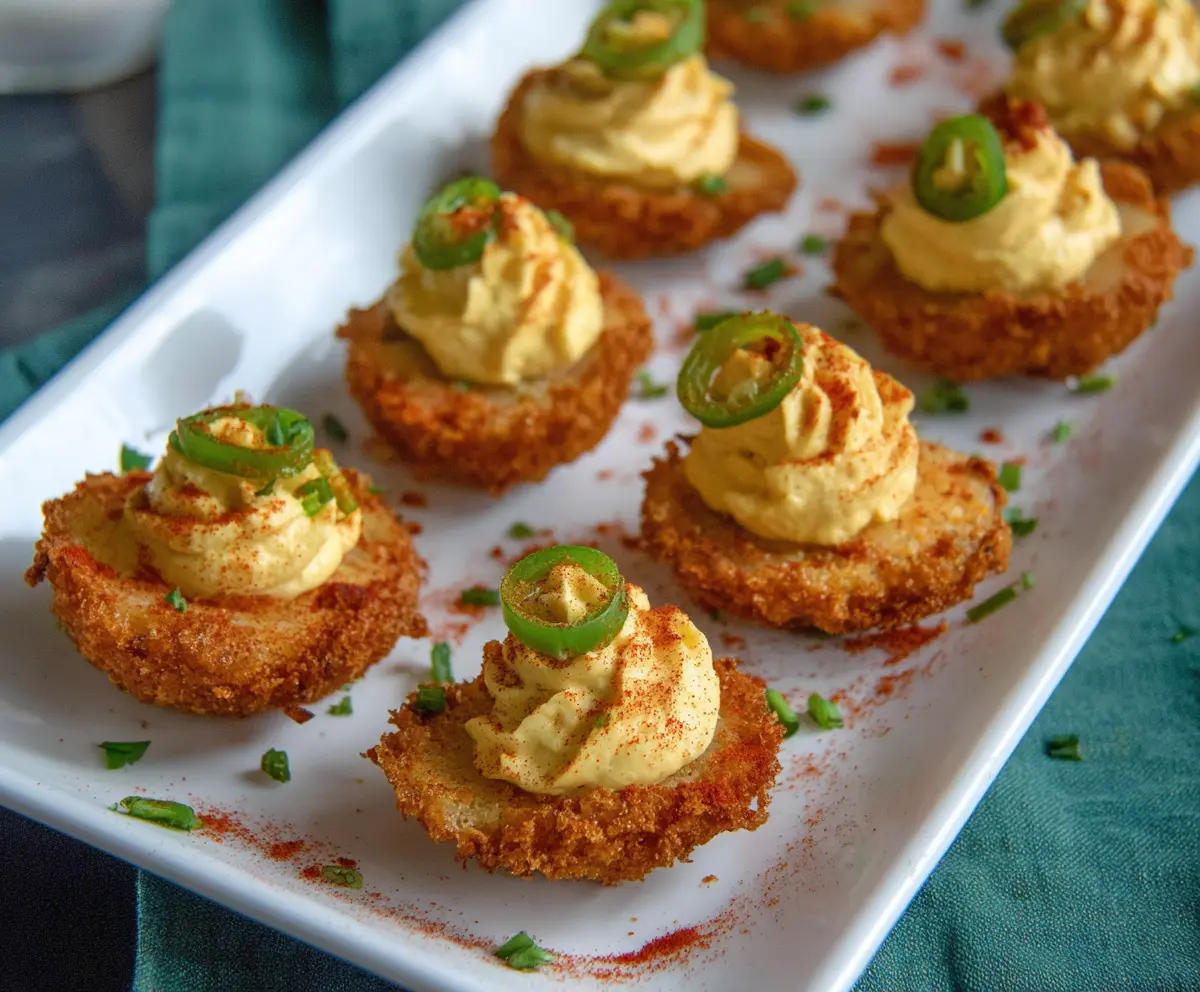 Cajun Fried Deviled Eggs Recipe