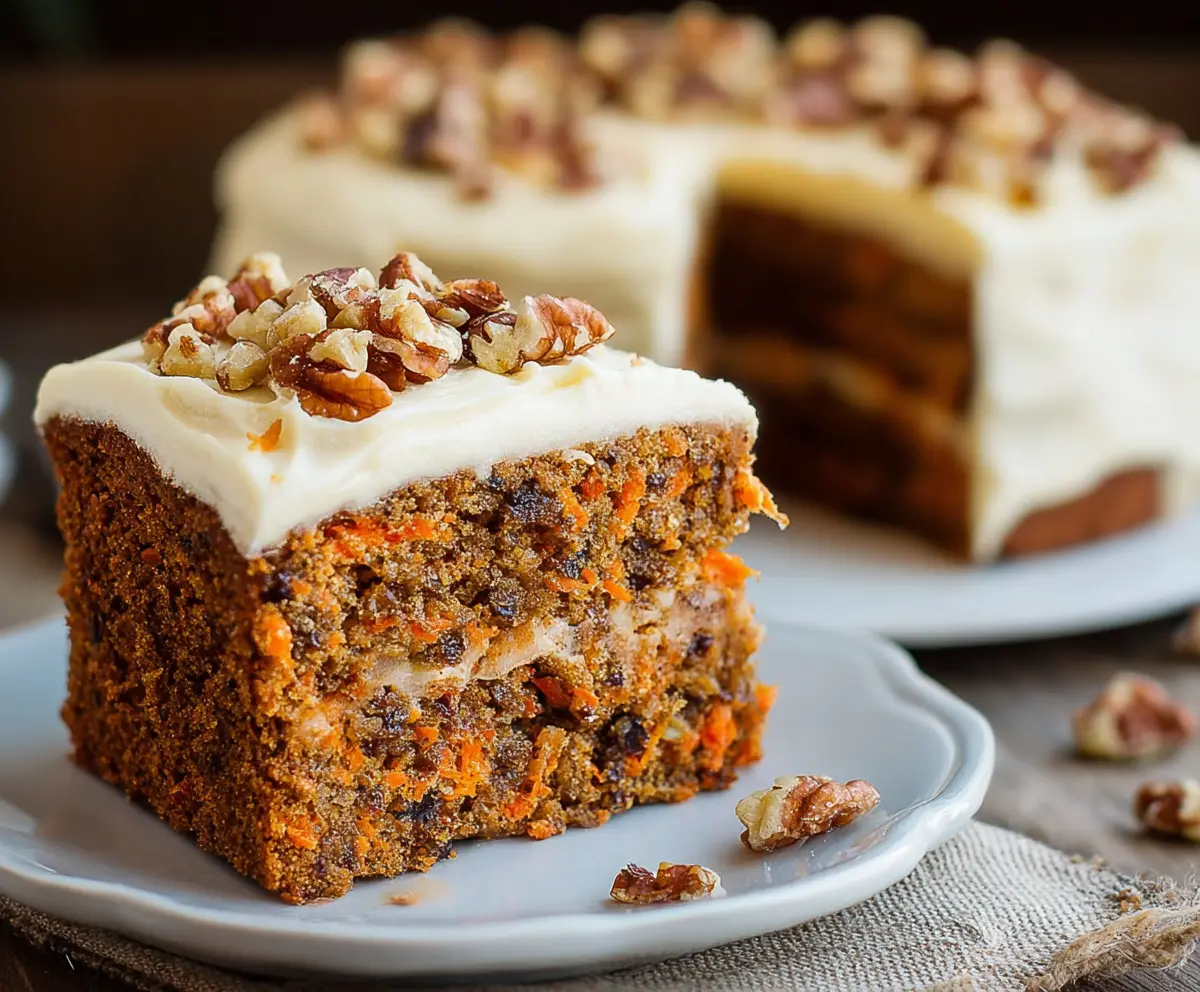 Classic Moist Carrot Cake Recipe