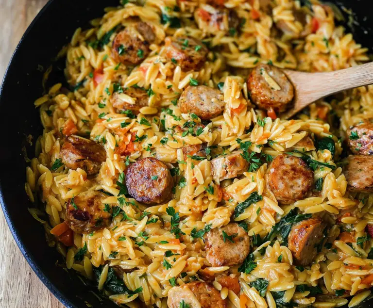 Chicken Sausage Orzo